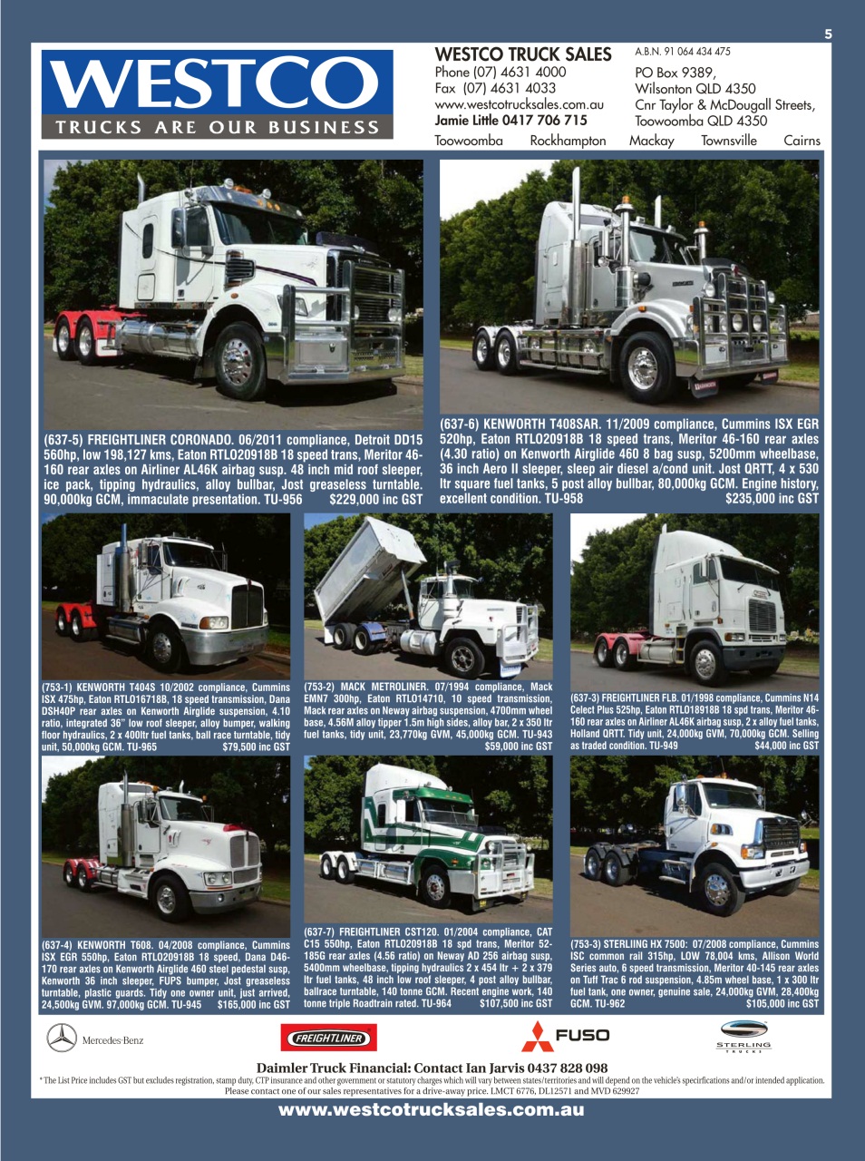 JUST TRUCKS Preview Pages