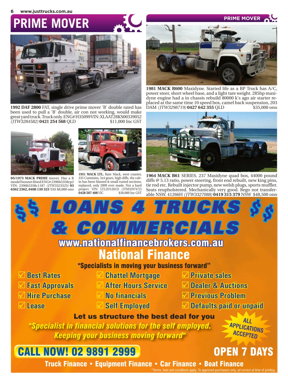 JUST TRUCKS Preview Pages