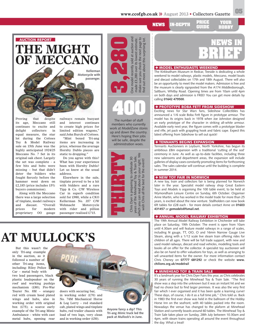 Collectors Gazette Preview Pages