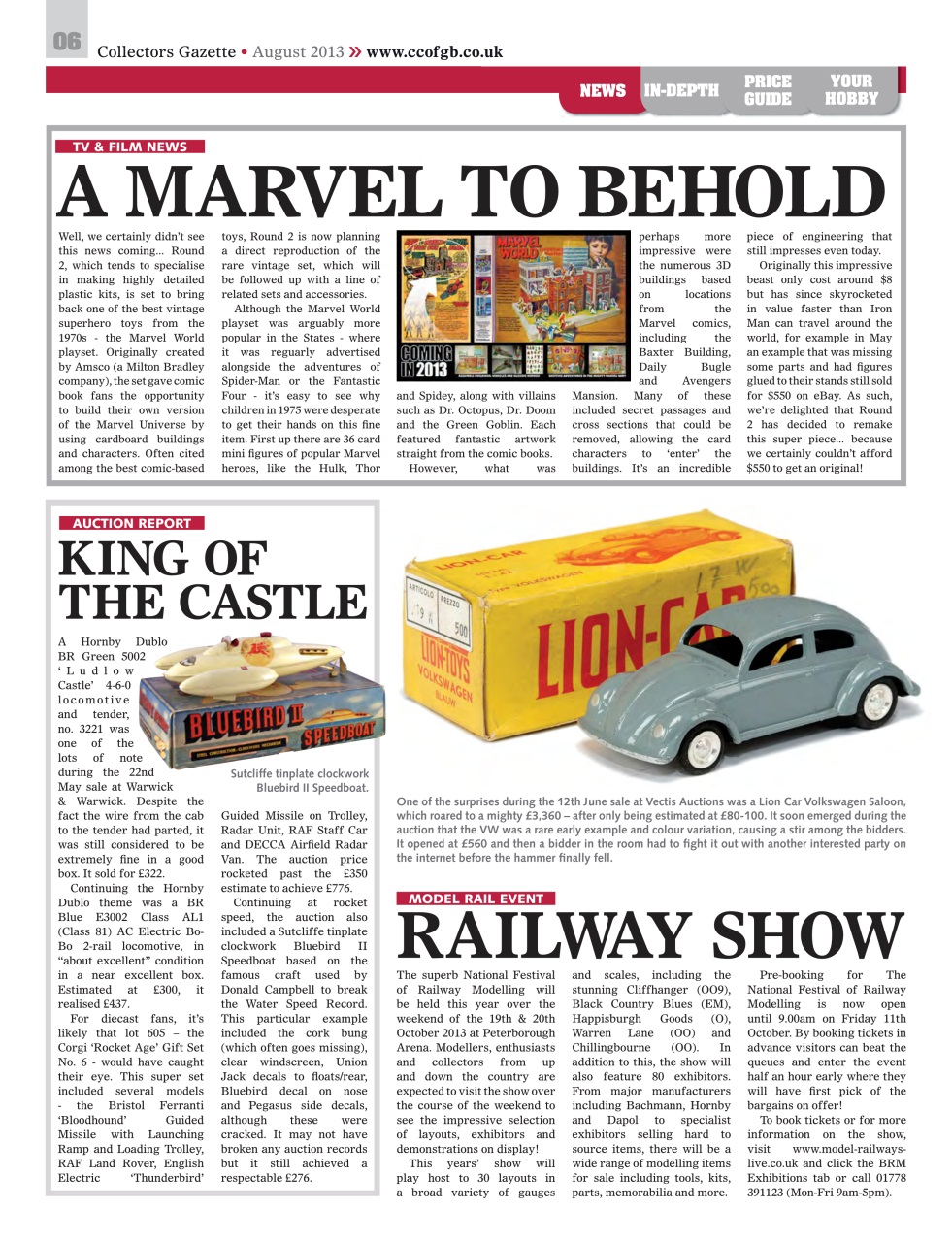 Collectors Gazette Preview Pages