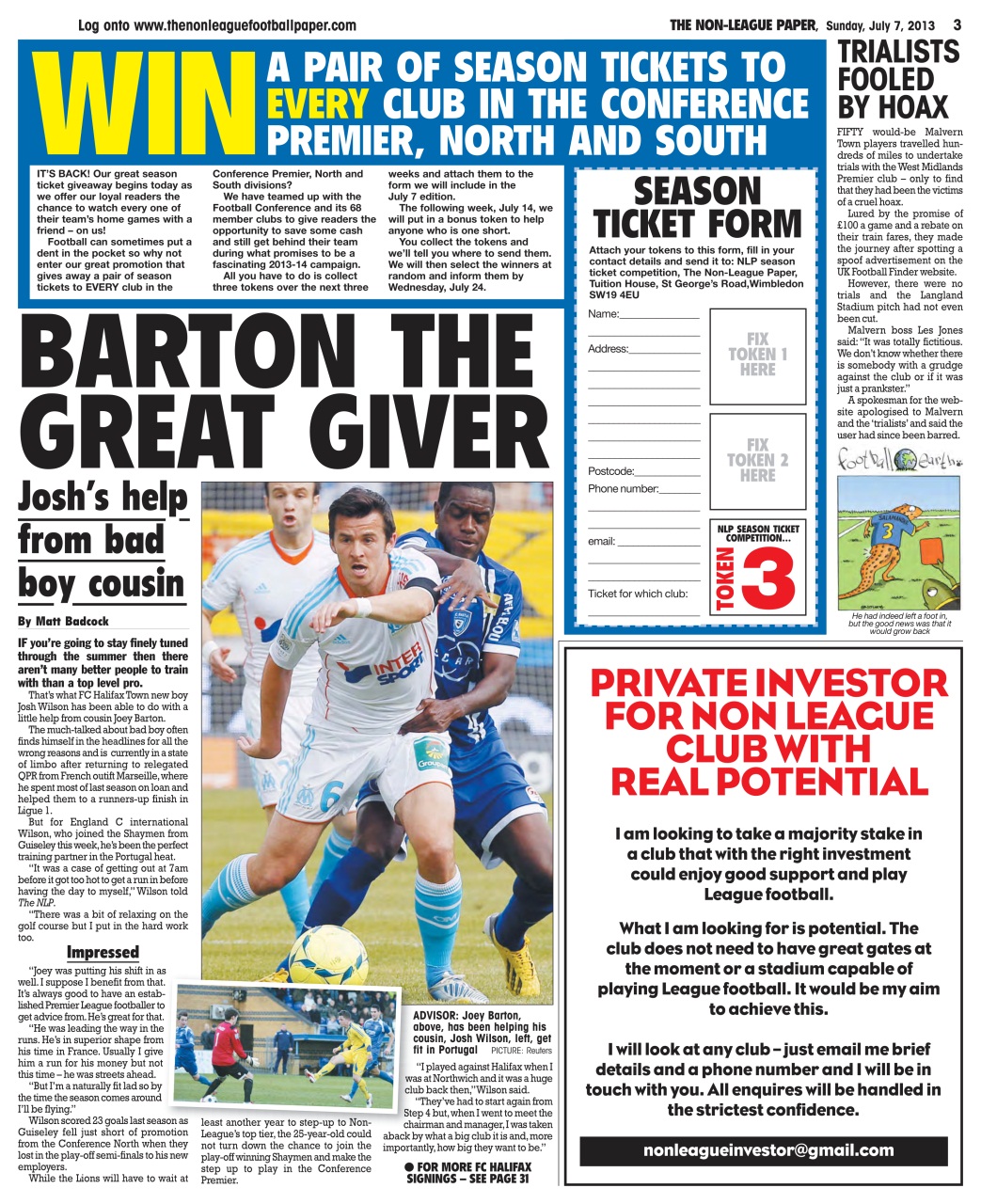 The Non-League Football Paper Preview Pages