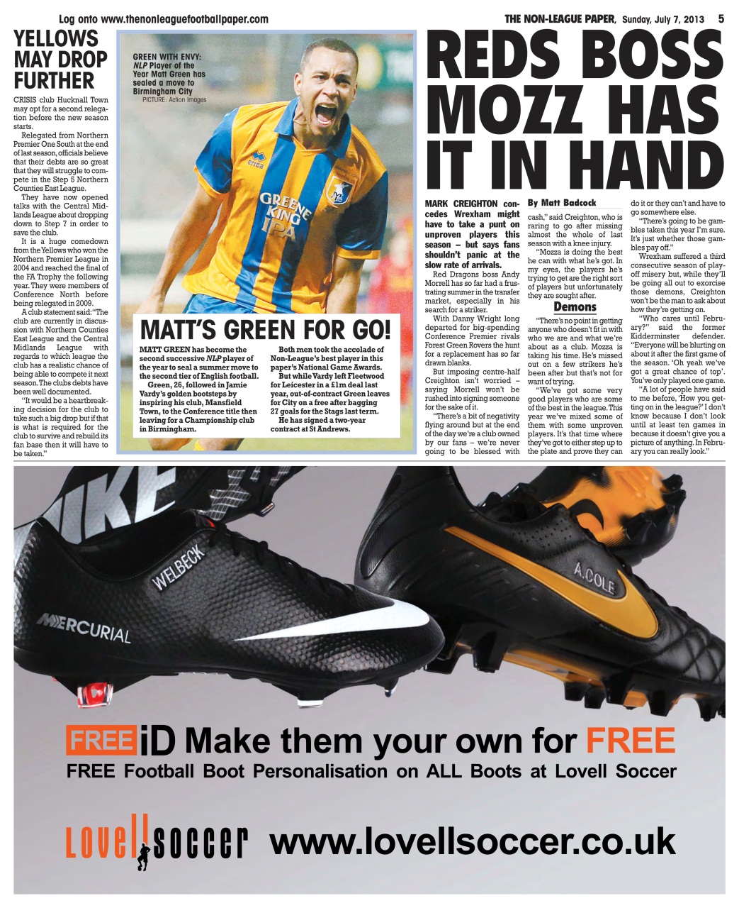 The Non-League Football Paper Preview Pages