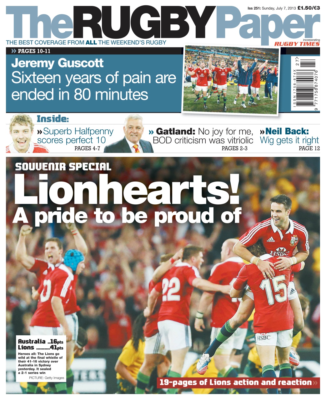 The Rugby Paper Preview Pages