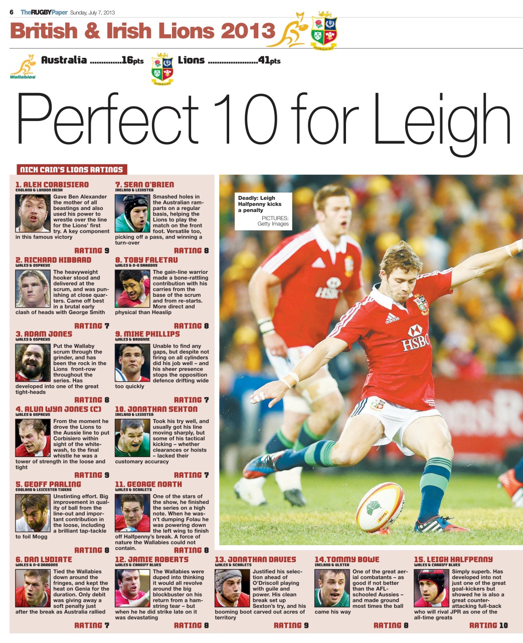 The Rugby Paper Preview Pages
