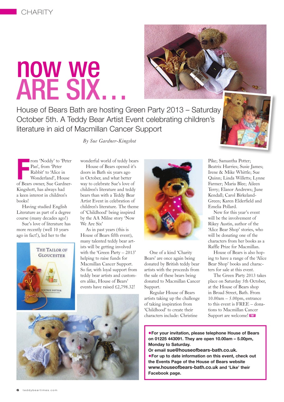 Teddy Bear Times Preview Pages