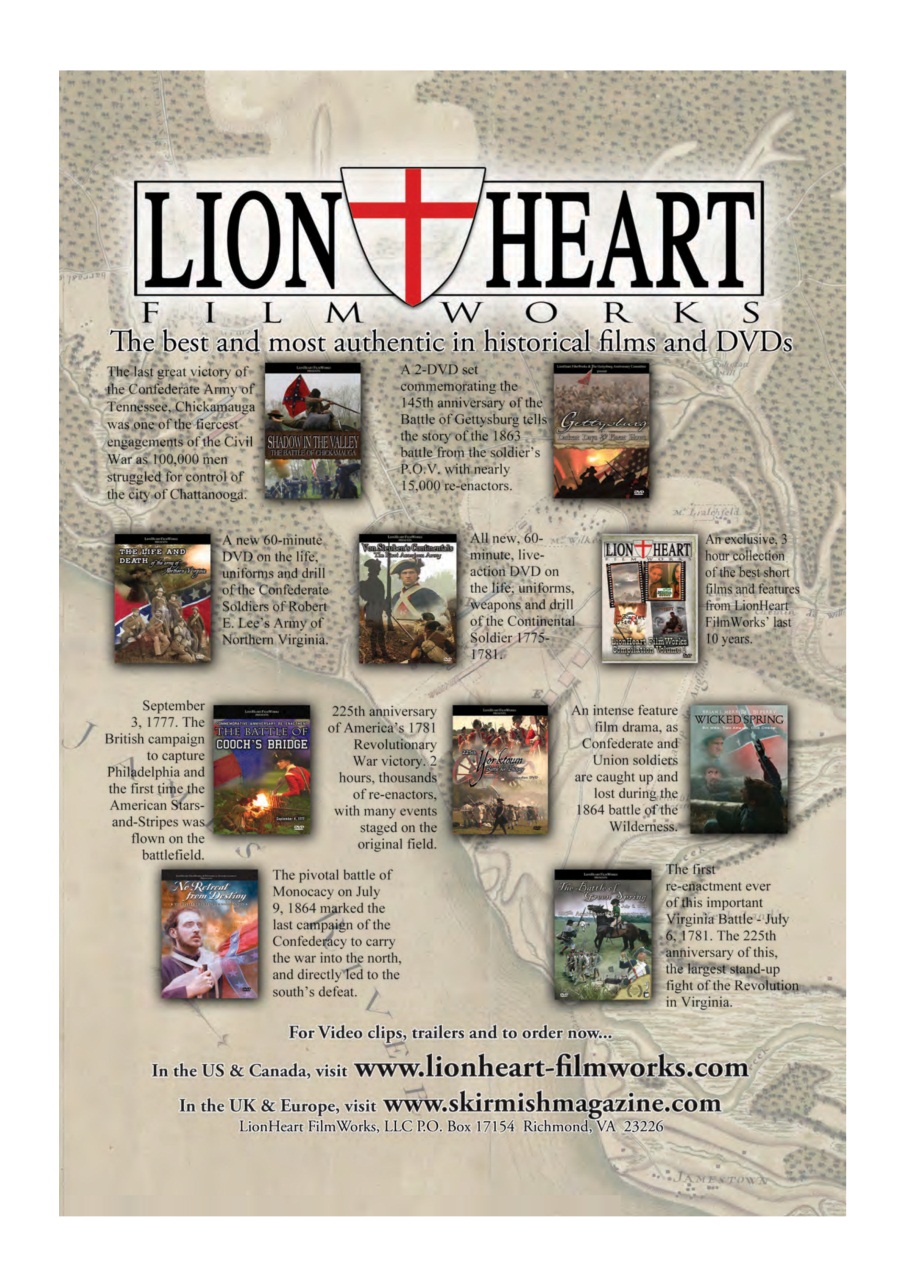 Skirmish Living History Preview Pages