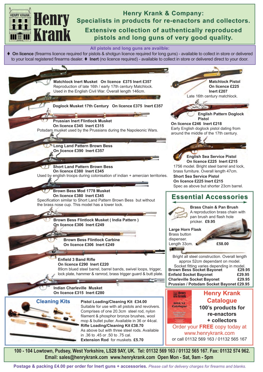 Skirmish Living History Preview Pages