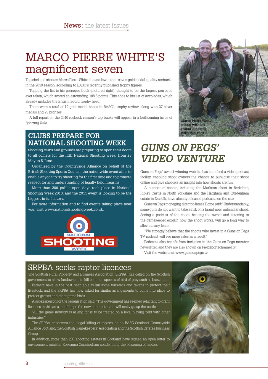 Sporting Rifle Preview Pages