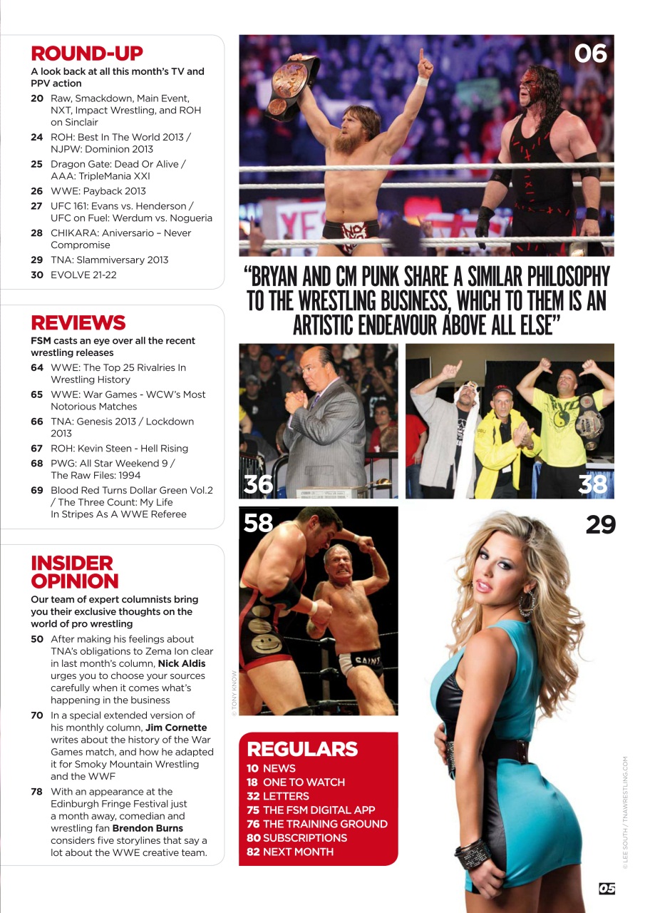 Wrestletalk Magazine Preview Pages