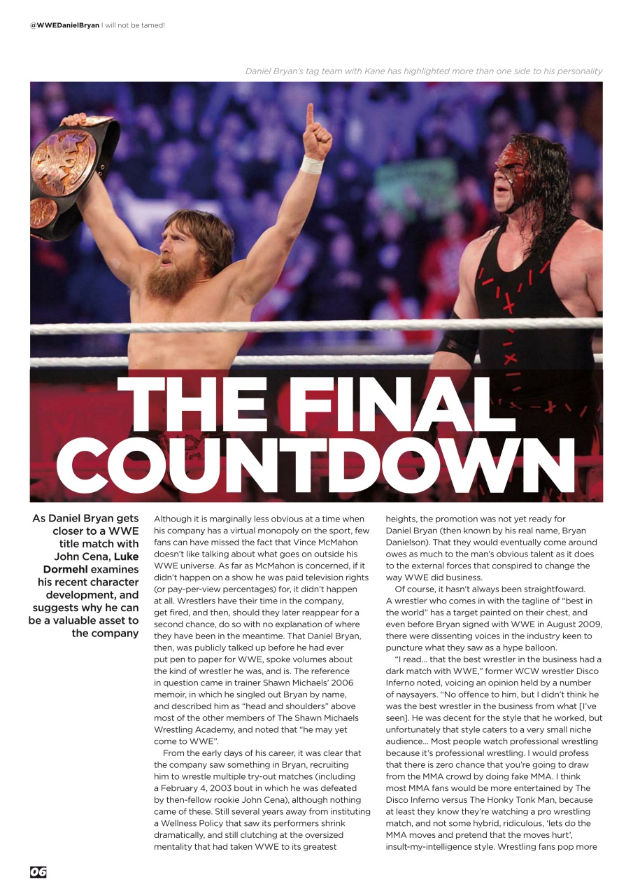 Wrestletalk Magazine Preview Pages
