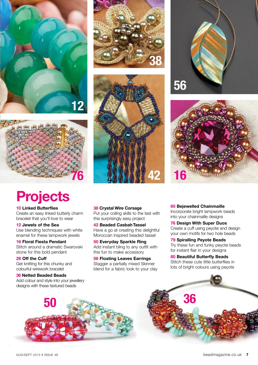 Bead & Jewellery Magazine Preview Pages