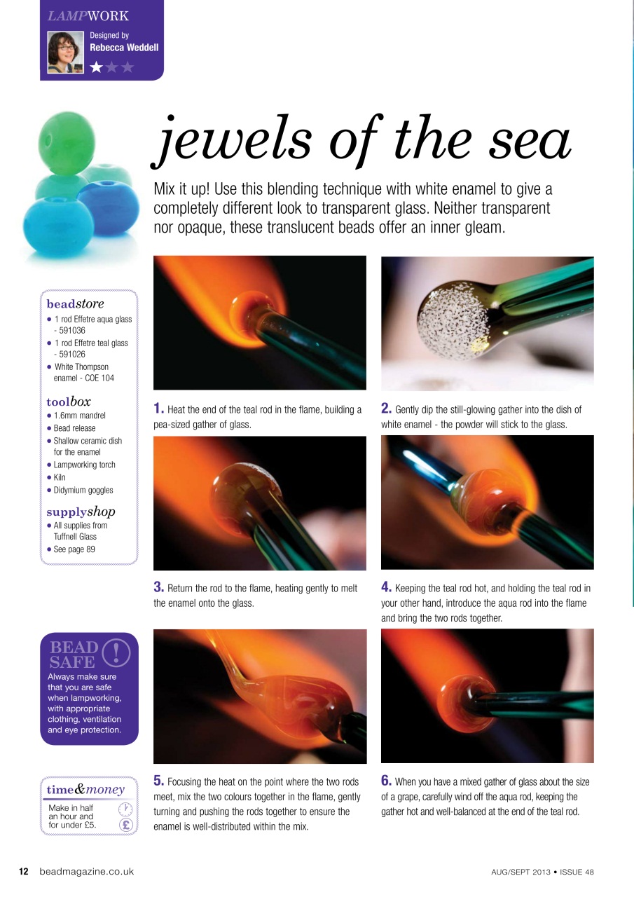 Bead & Jewellery Magazine Preview Pages