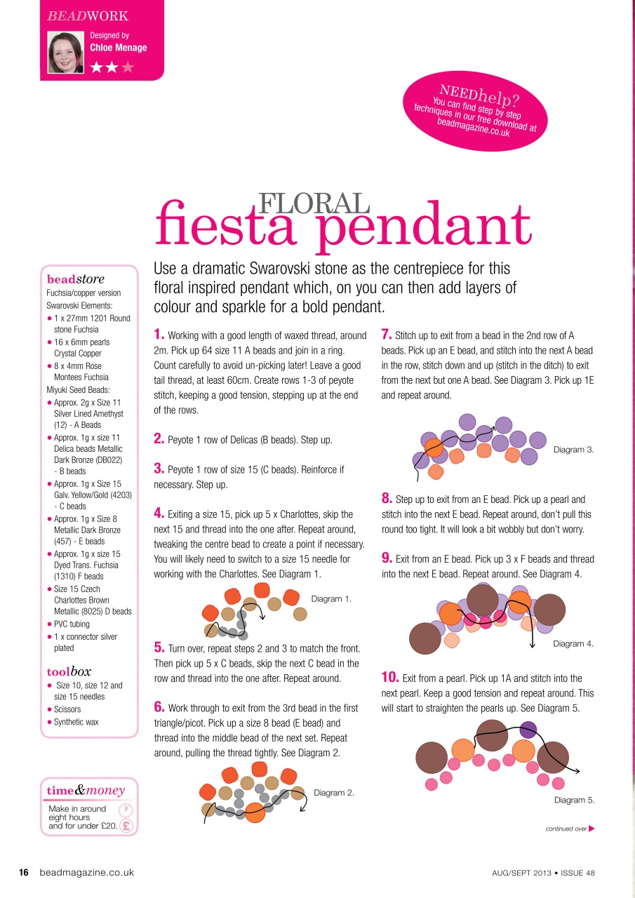 Bead & Jewellery Magazine Preview Pages