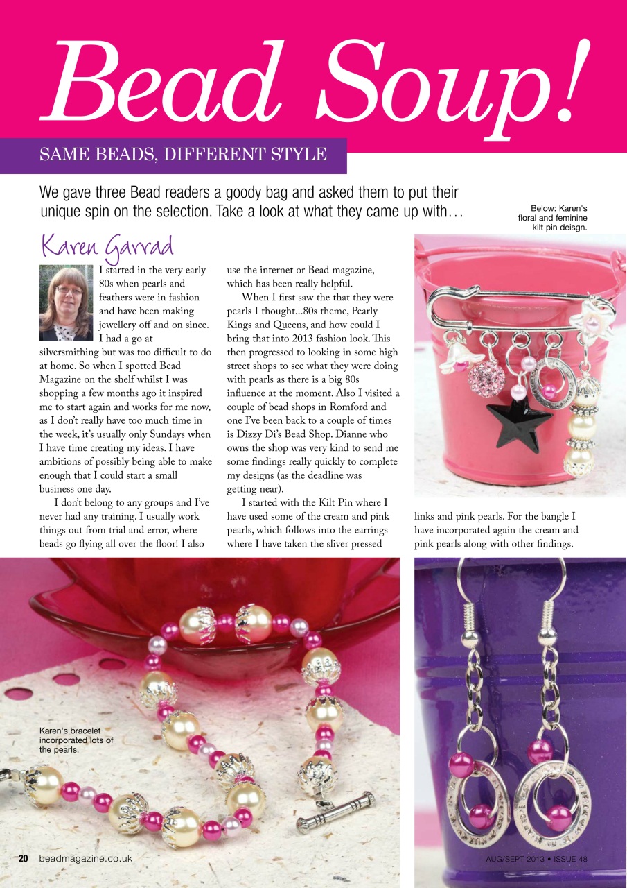 Bead & Jewellery Magazine Preview Pages