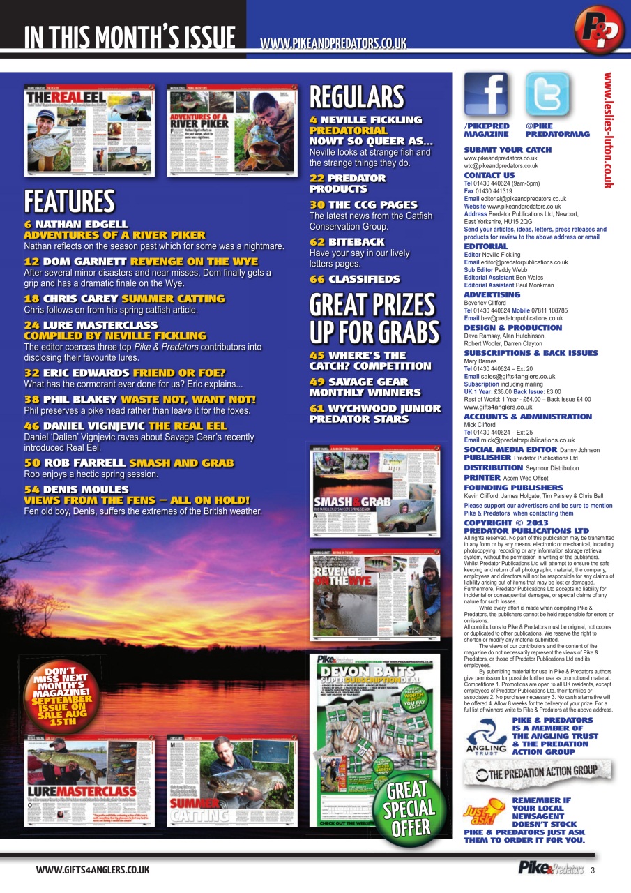 Pike & Predators Preview Pages
