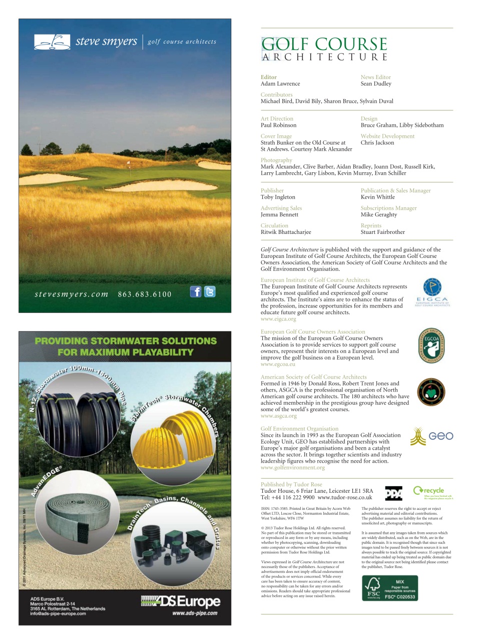 Golf Course Architecture Preview Pages