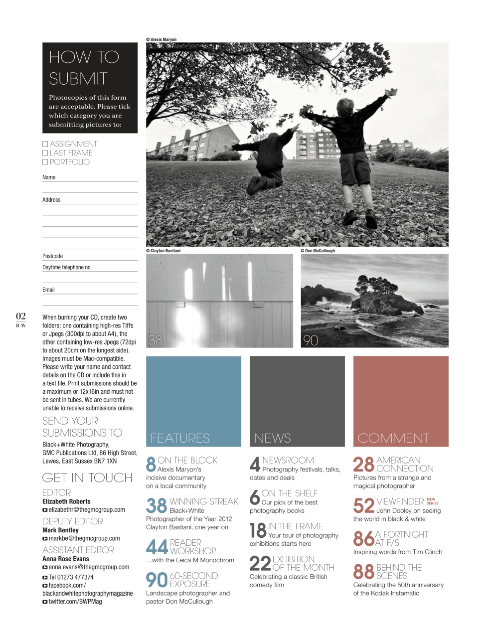 Black+White Photography Preview Pages