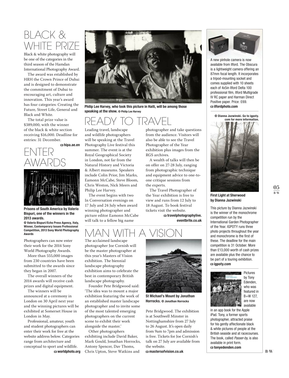 Black+White Photography Preview Pages