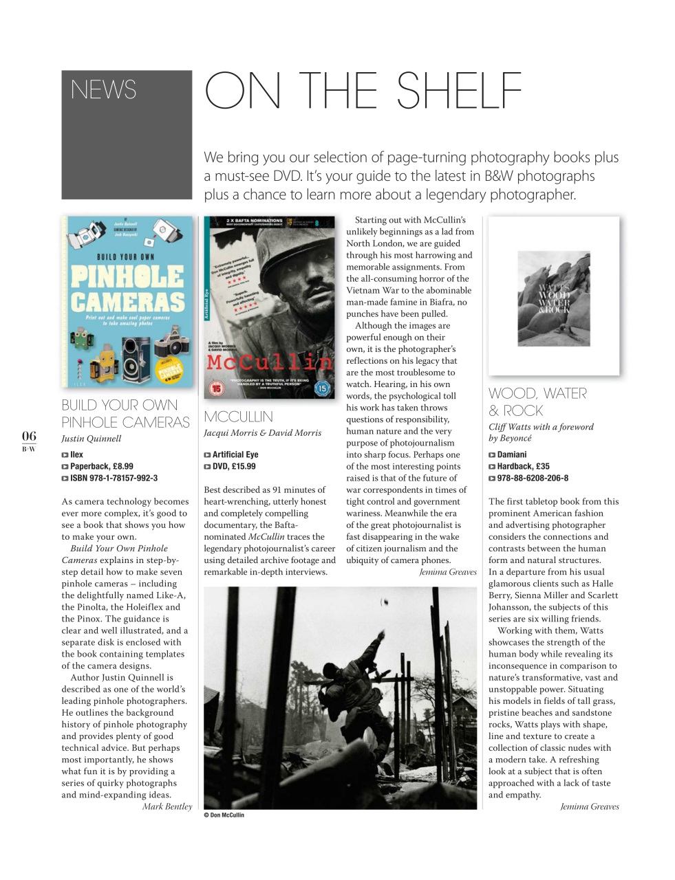 Black+White Photography Preview Pages