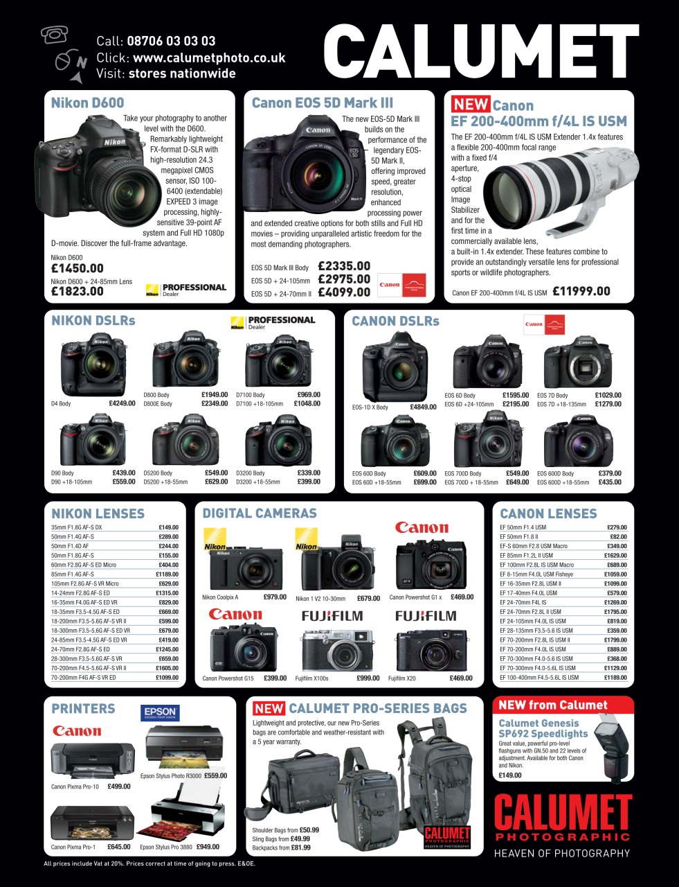 Black+White Photography Preview Pages