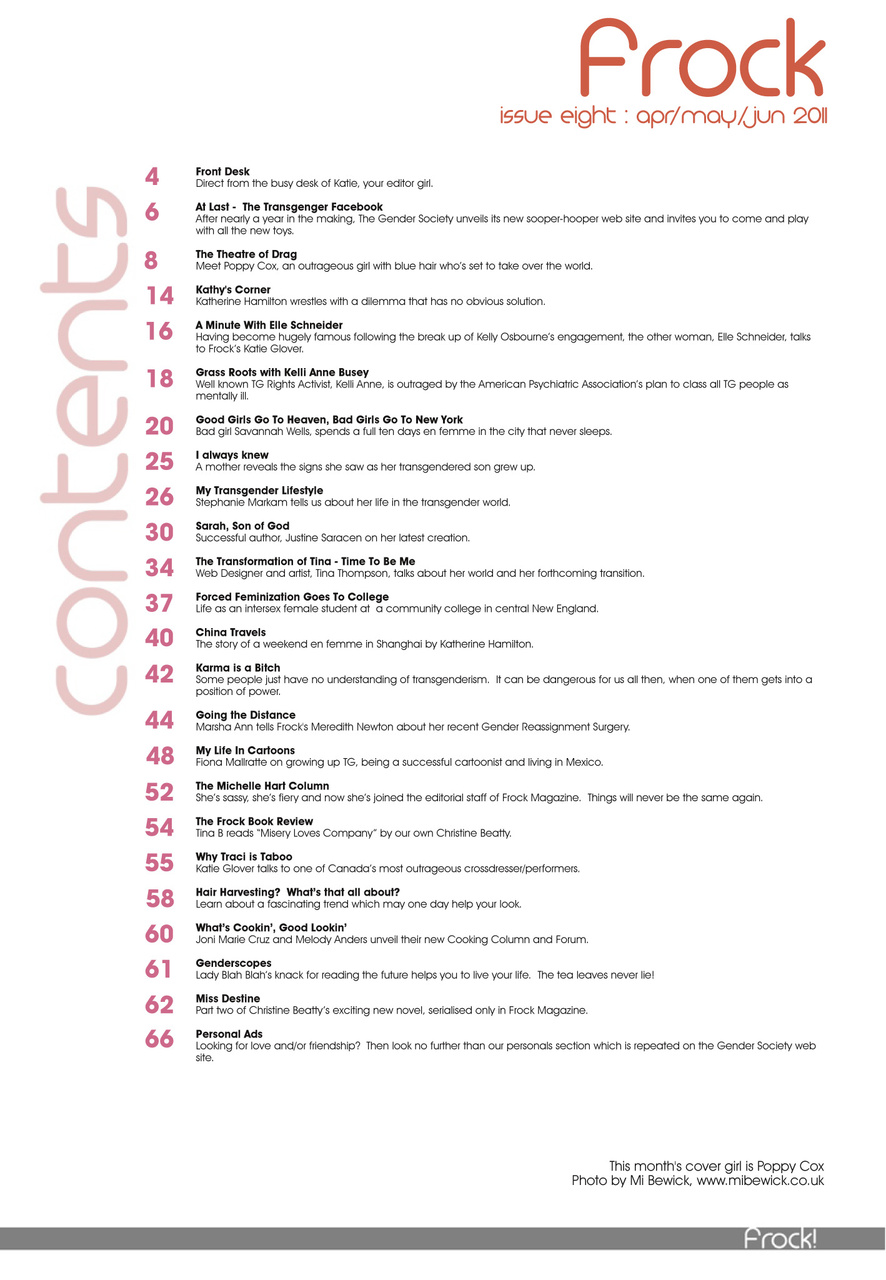 Frock Magazine Preview Pages