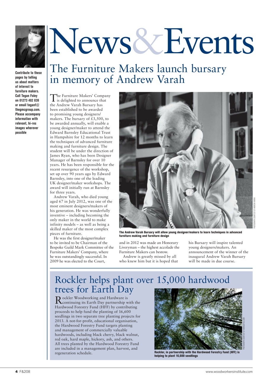 Furniture & Cabinetmaking Preview Pages