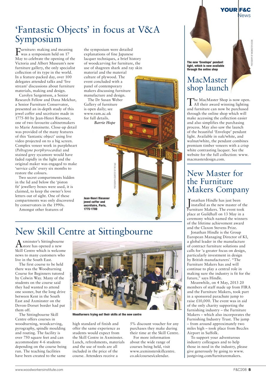 Furniture & Cabinetmaking Preview Pages