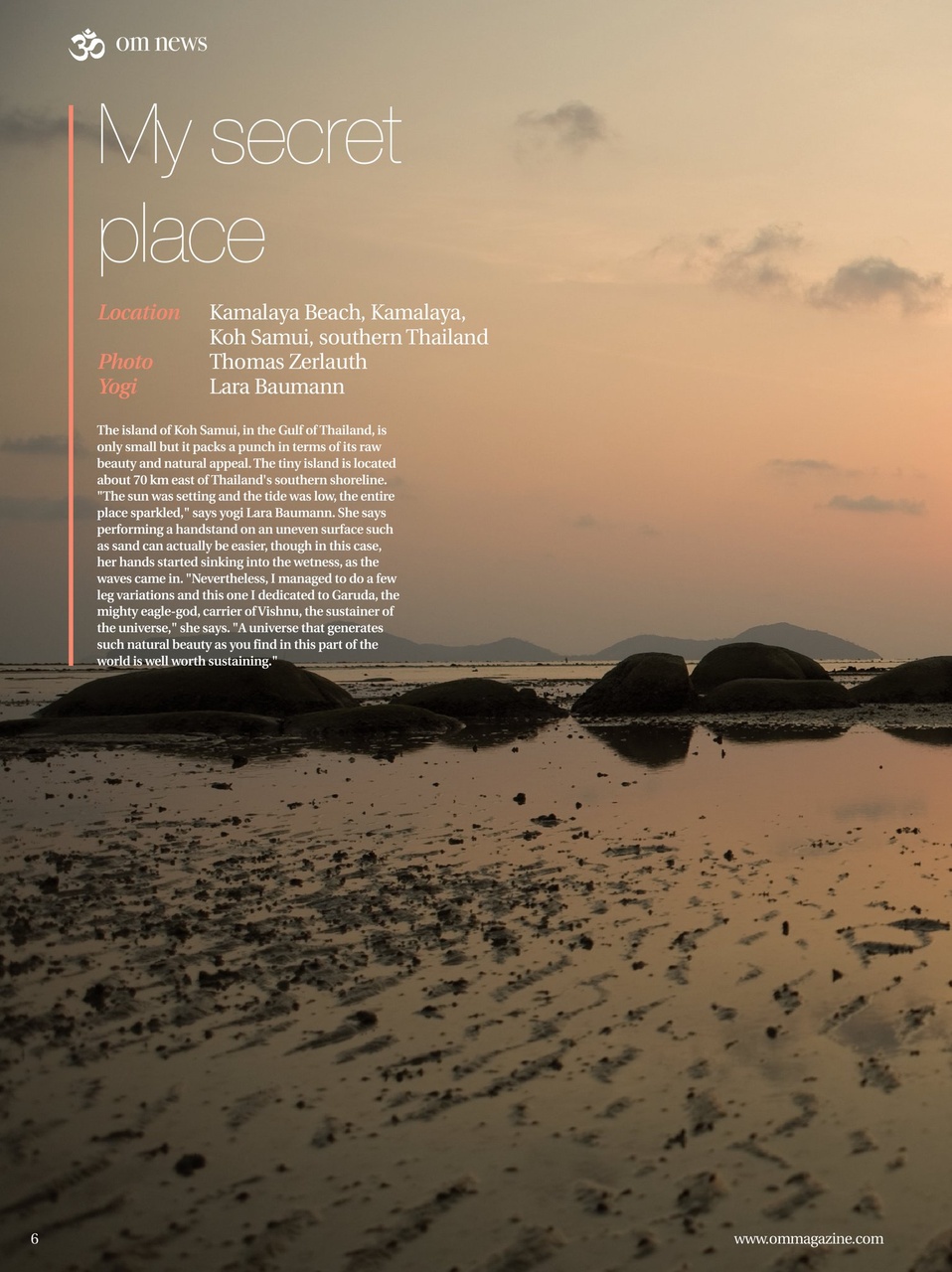 OM Yoga Magazine Preview Pages