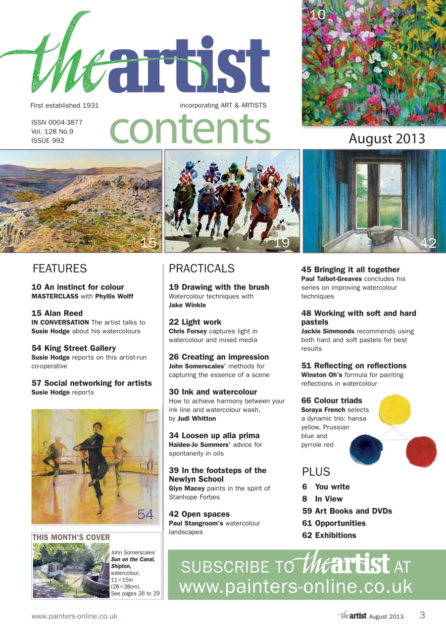 The Artist Preview Pages