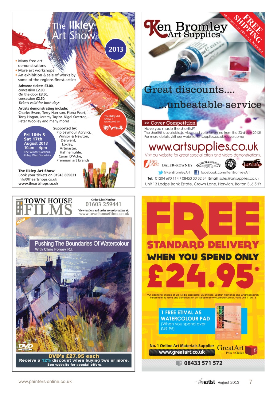 The Artist Preview Pages