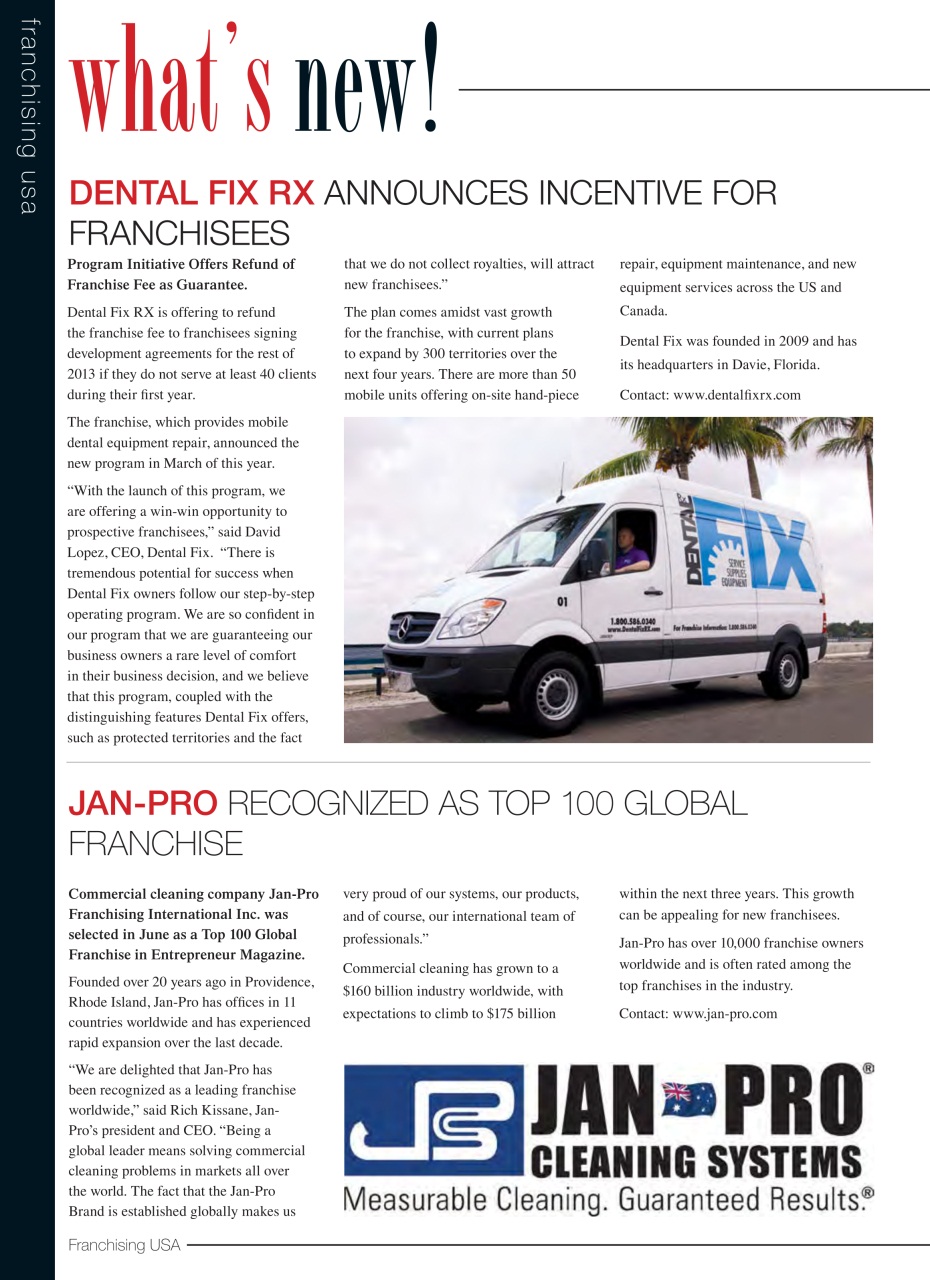 Franchising USA Preview Pages