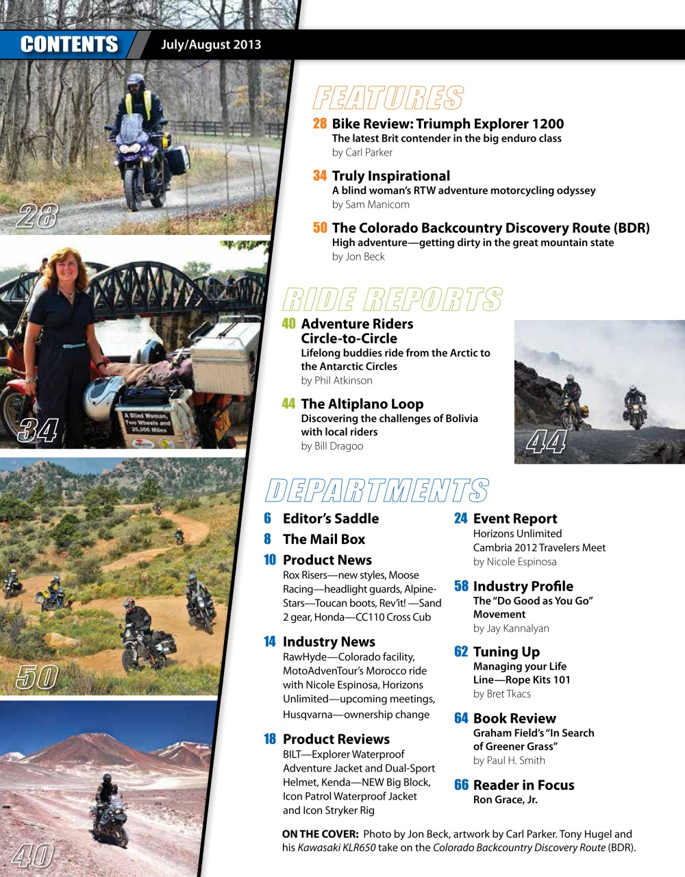 Adventure Motorcycle Preview Pages