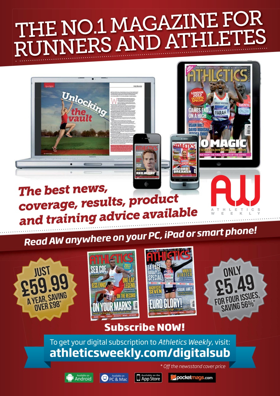 AW – Athletics Weekly Magazine Preview Pages