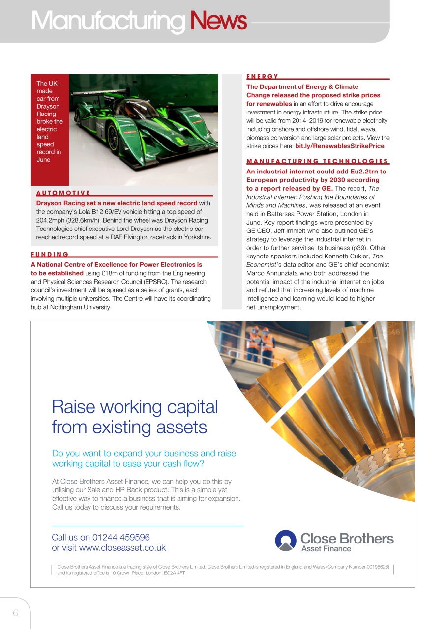 The Manufacturer Preview Pages