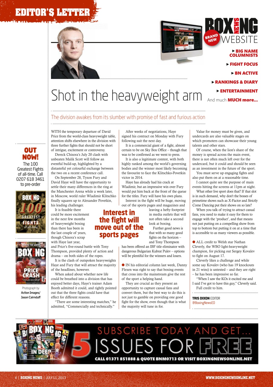 Boxing News Preview Pages