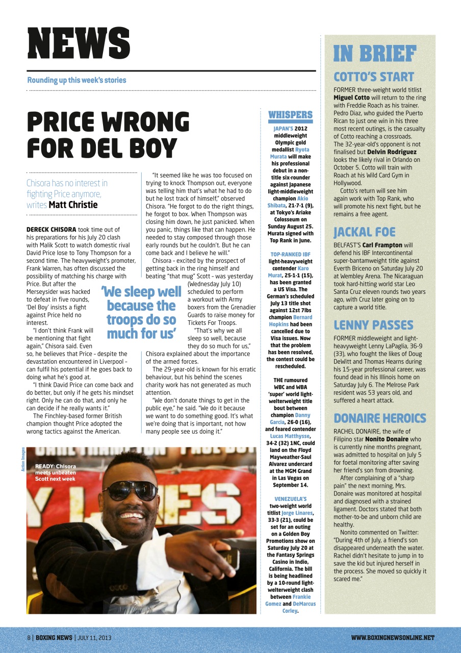 Boxing News Preview Pages