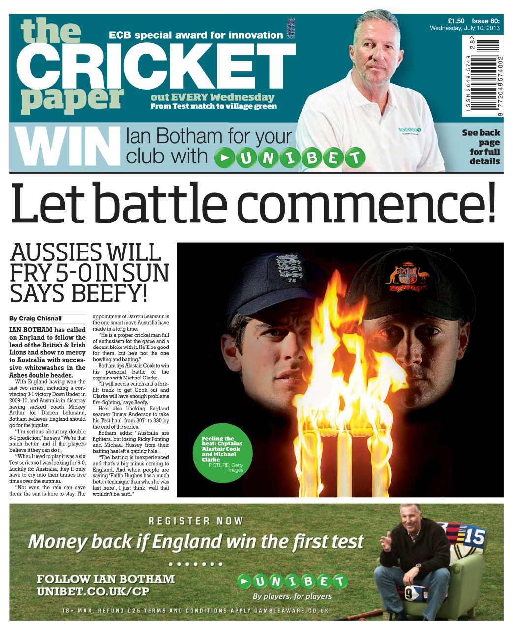 The Cricket Paper Preview Pages