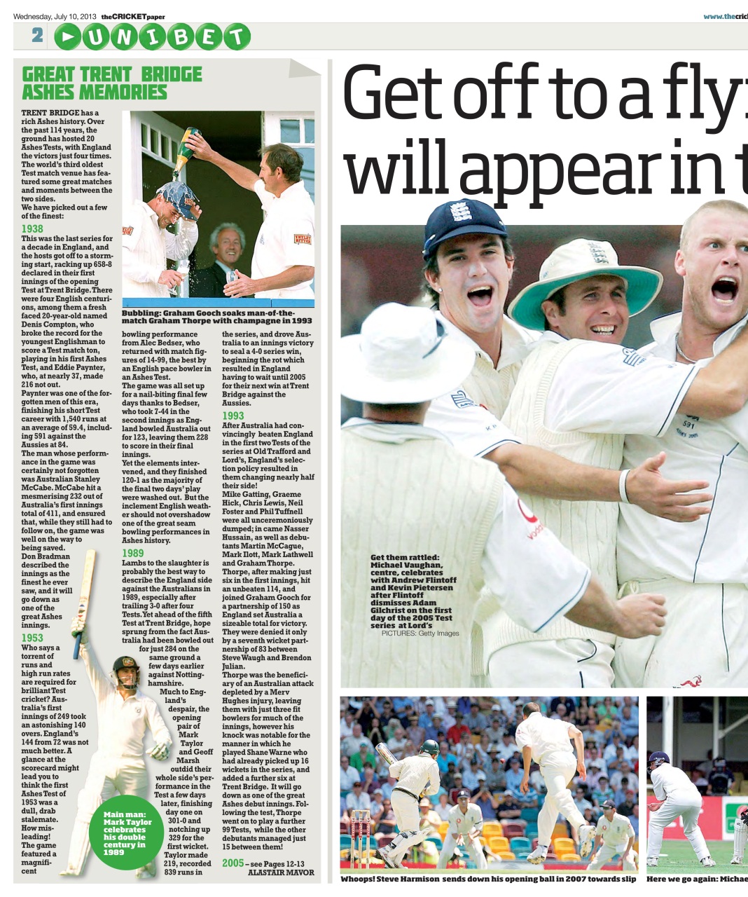 The Cricket Paper Preview Pages