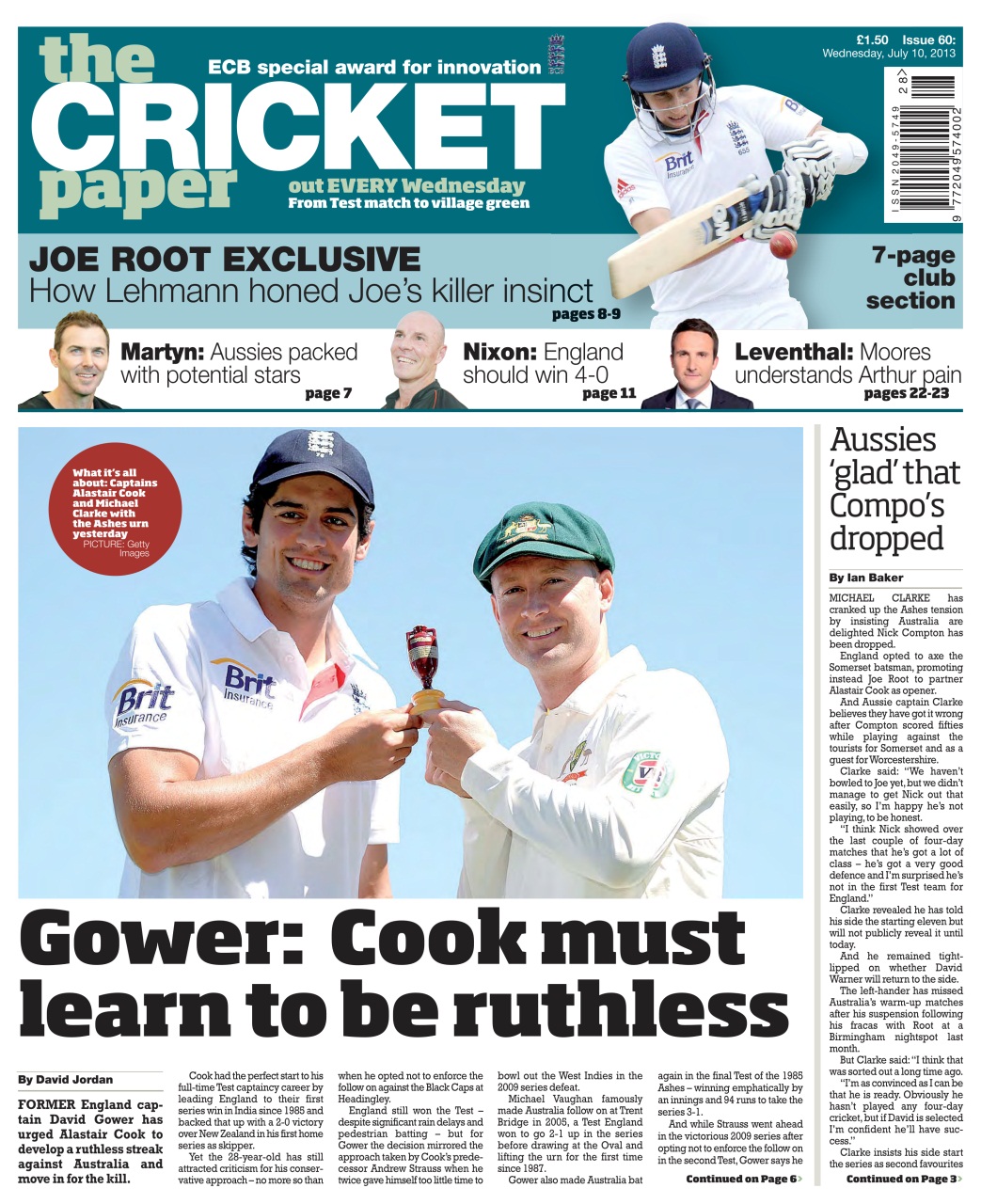 The Cricket Paper Preview Pages