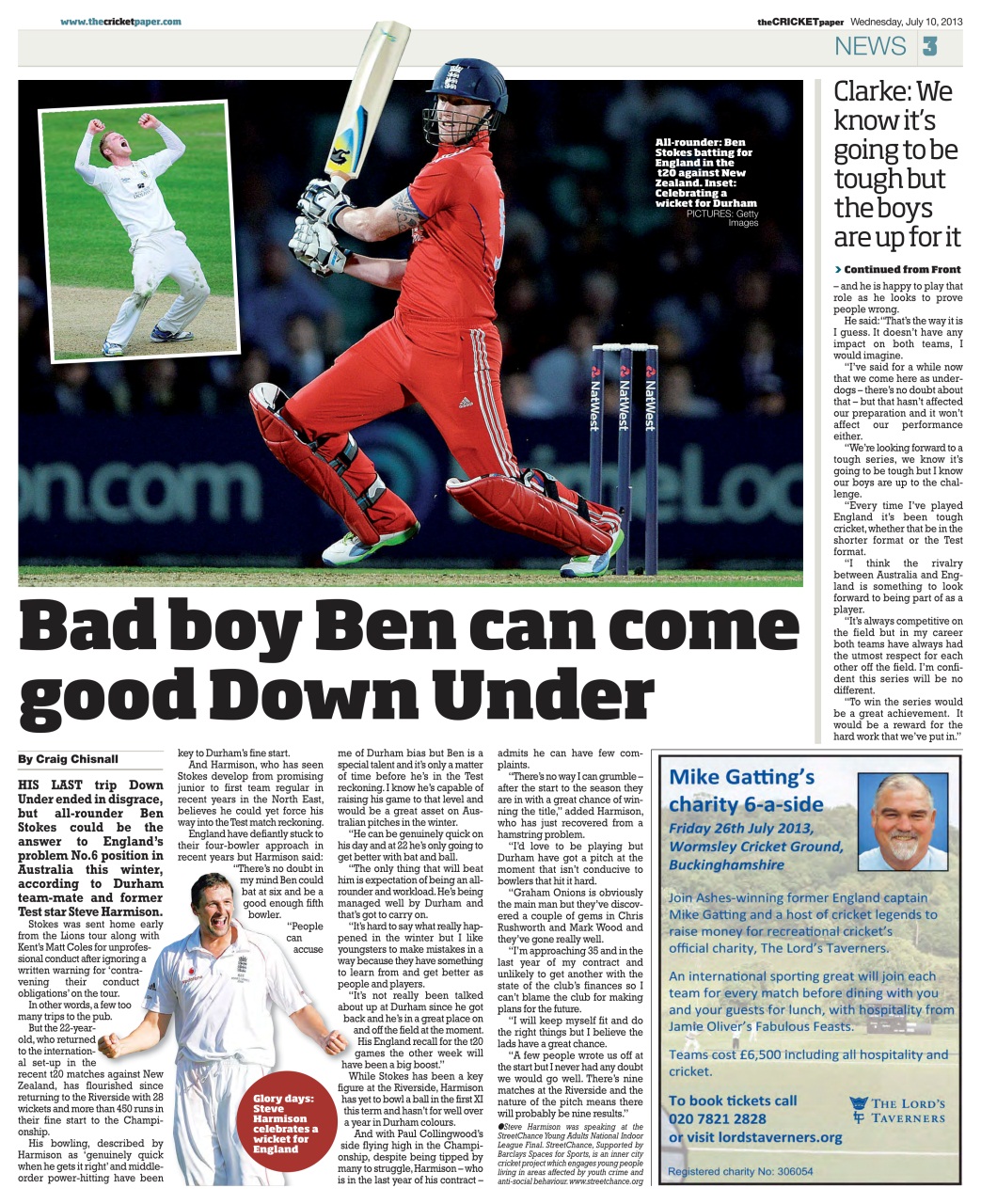 The Cricket Paper Preview Pages
