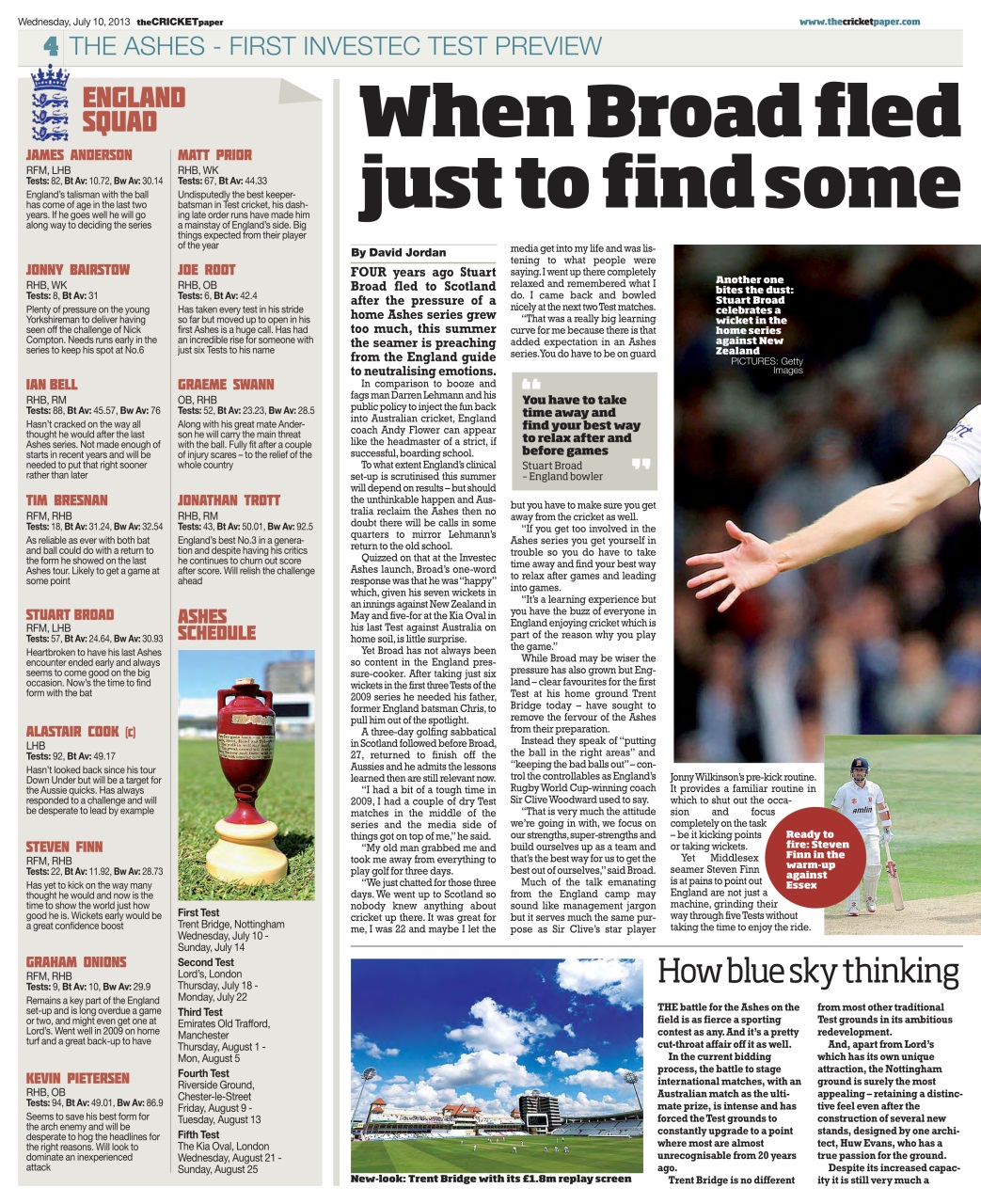 The Cricket Paper Preview Pages