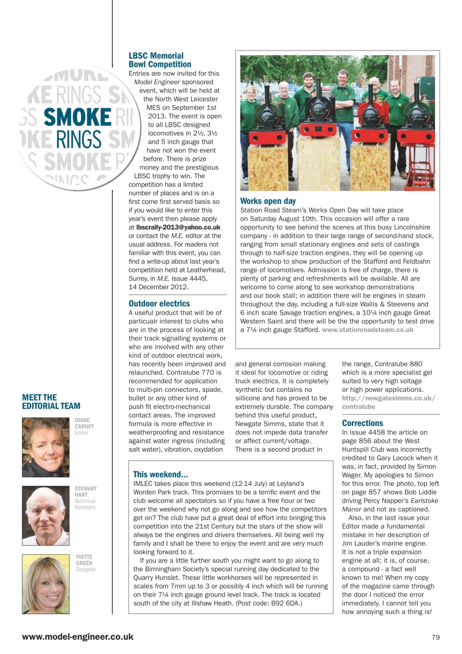 Model Engineer Preview Pages