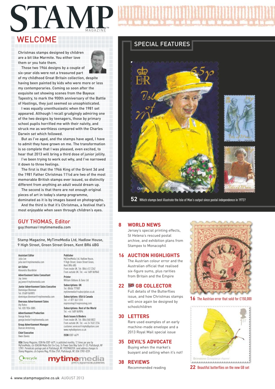 Stamp Magazine Preview Pages