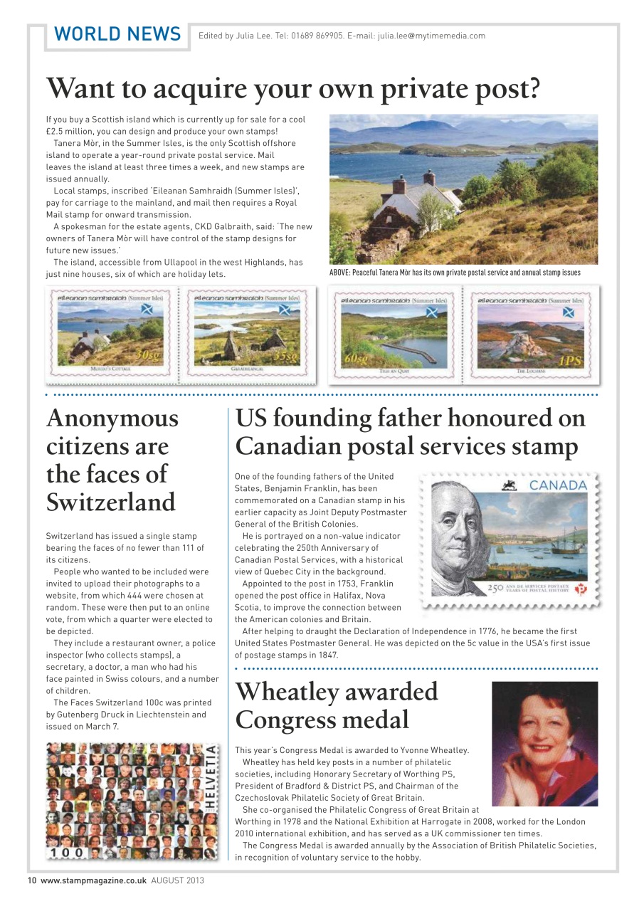 Stamp Magazine Preview Pages