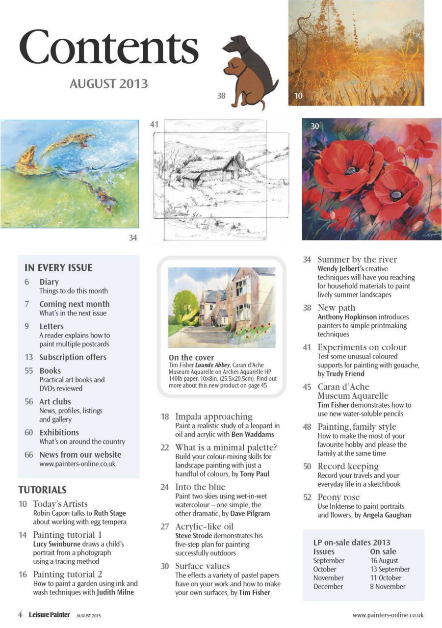 Leisure Painter & The Artist Preview Pages