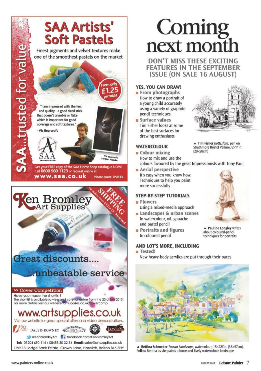 Leisure Painter & The Artist Preview Pages