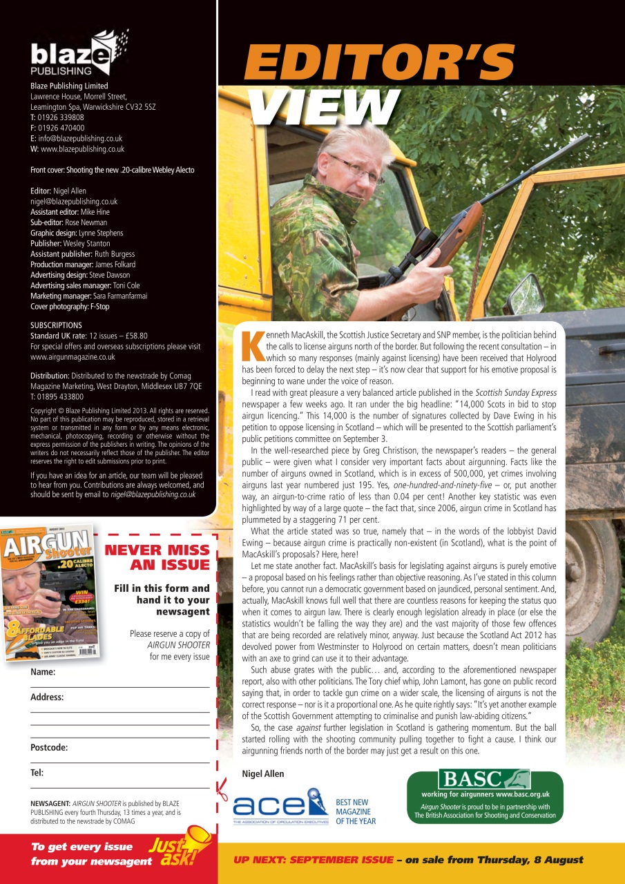 Airgun Shooter Preview Pages