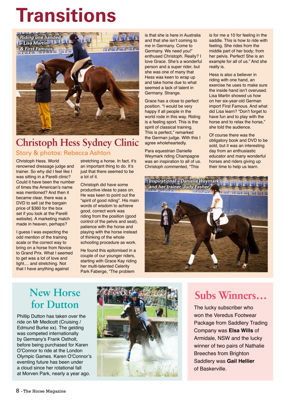 The Horse Magazine Preview Pages