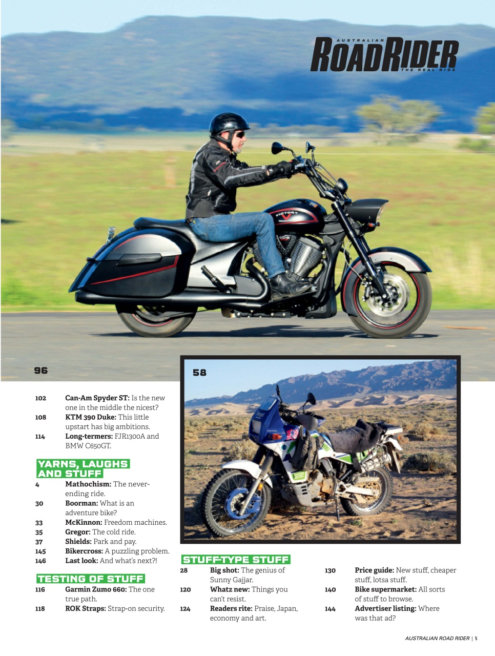 Australian Road Rider Preview Pages