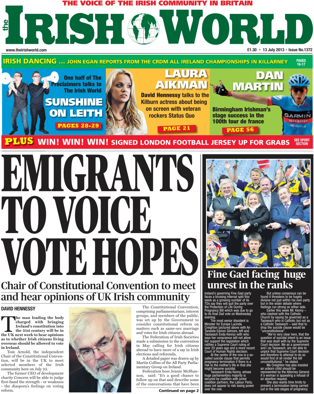 Irish World Preview Pages